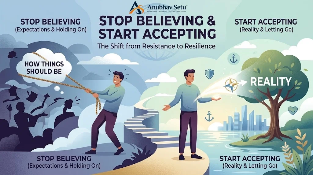 Stop Believing Start Accepting - Guidance from experts who have already made the move.